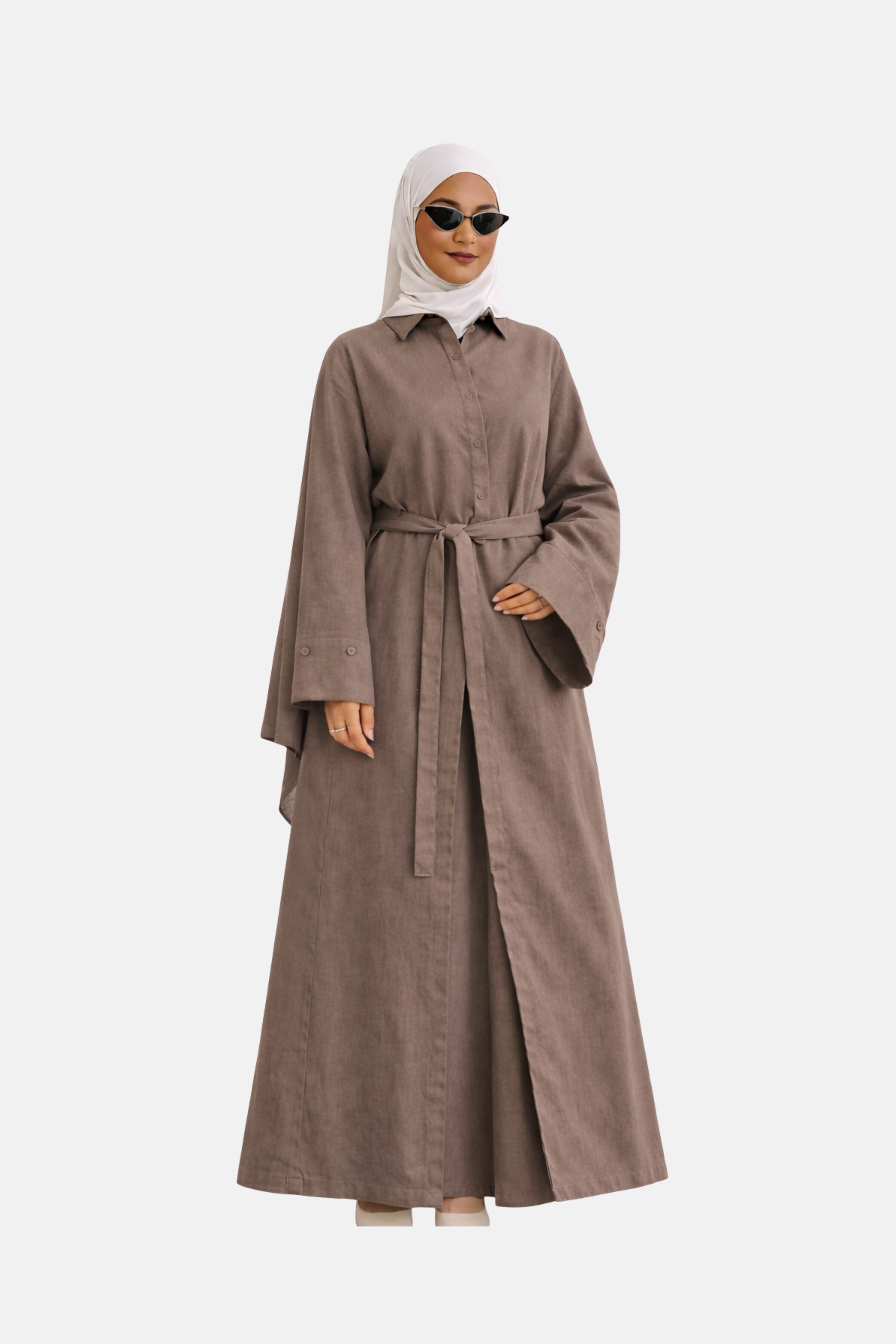 Robe Asymétrique | Taupe