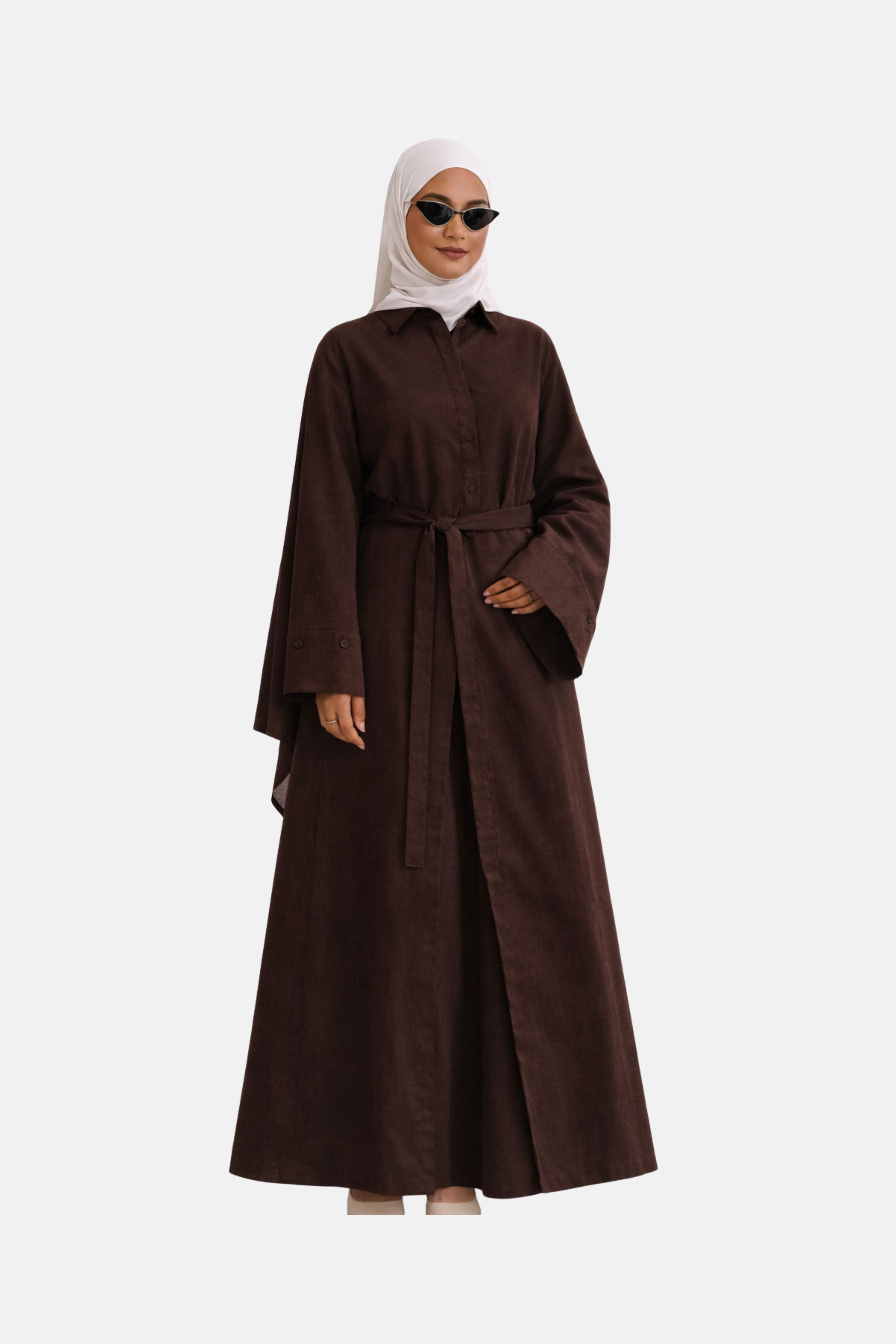 Robe Asymétrique | Marron